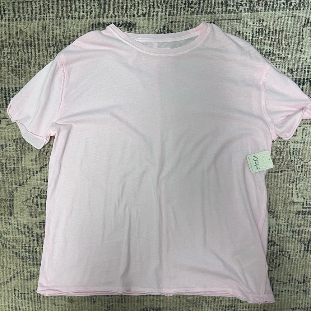 Free People Nina Tee Pink A Boo